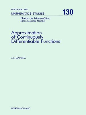 cover image of Approximation of Continuously Differentiable Functions